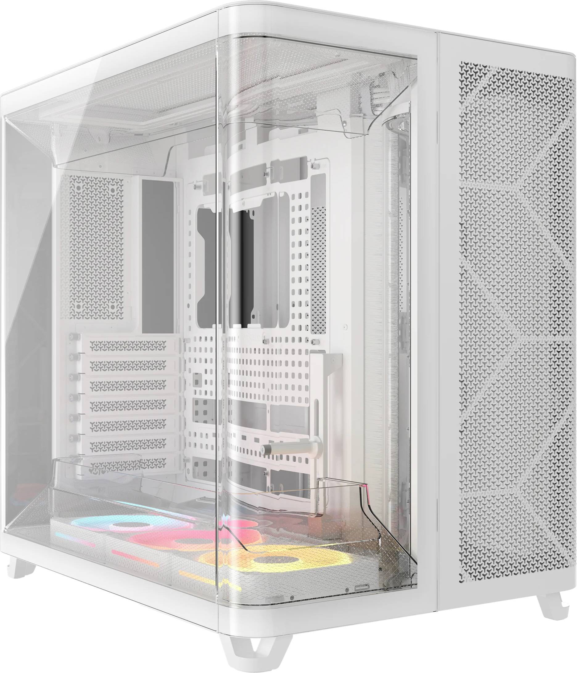 Corsair AIR 5400 LX-R LINK Midi-Tower PC Case Bianco