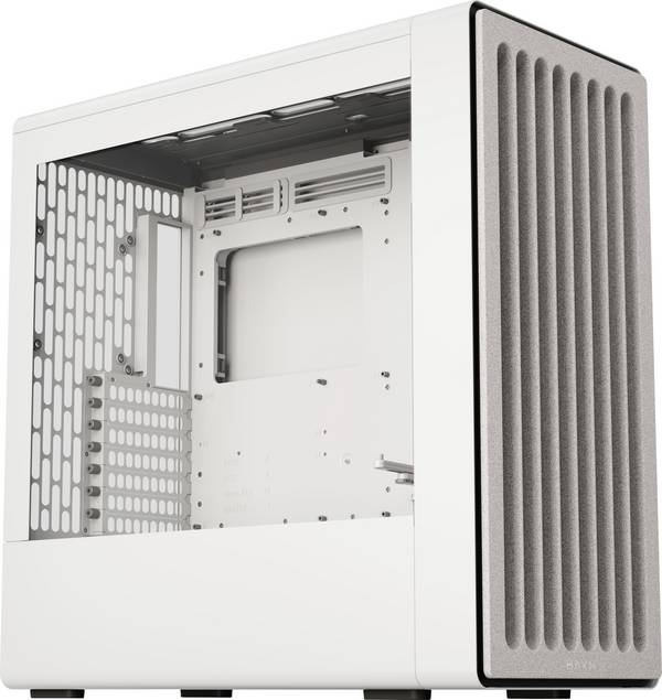 HAVN HAVN BF 360 PC-Gehäuse, Midi-Tower, E-ATX, Tempered Glass - weiß midi tower púzdro, PC skrinka, herné puzdro biela