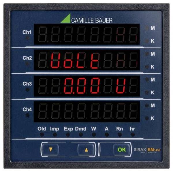 Camille Bauer SIRAX BM1450 201..1000V / 60-300V 485 4R sieťový analyzátor