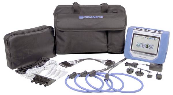 Dranetz HDPQ® XPLORER 400 PLUS + 24" Rogowski CT's 30/300/3000A sieťový analyzátor