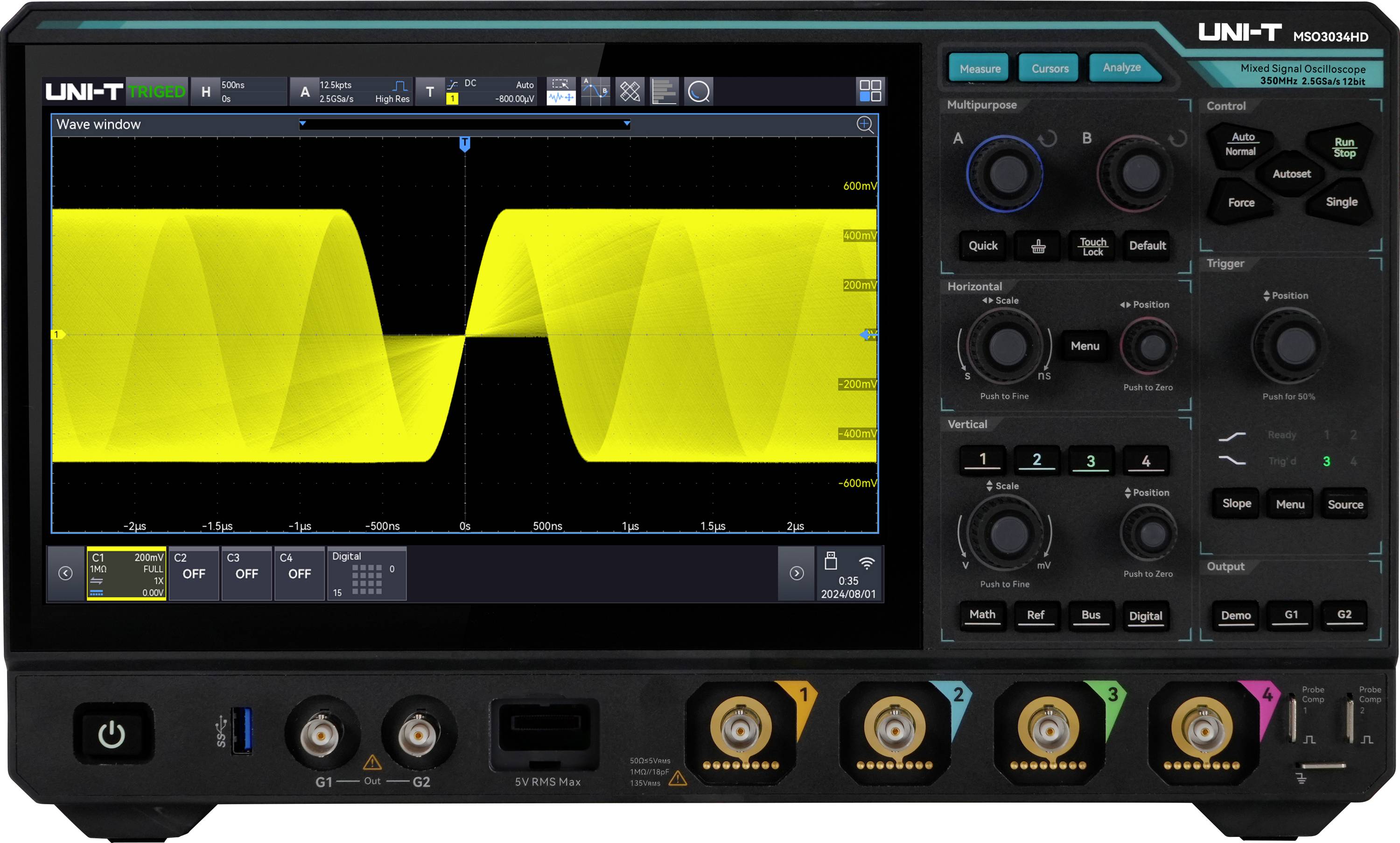 Uni-T MSO3000HD-BW2MT5M Software misurazione Upgrade