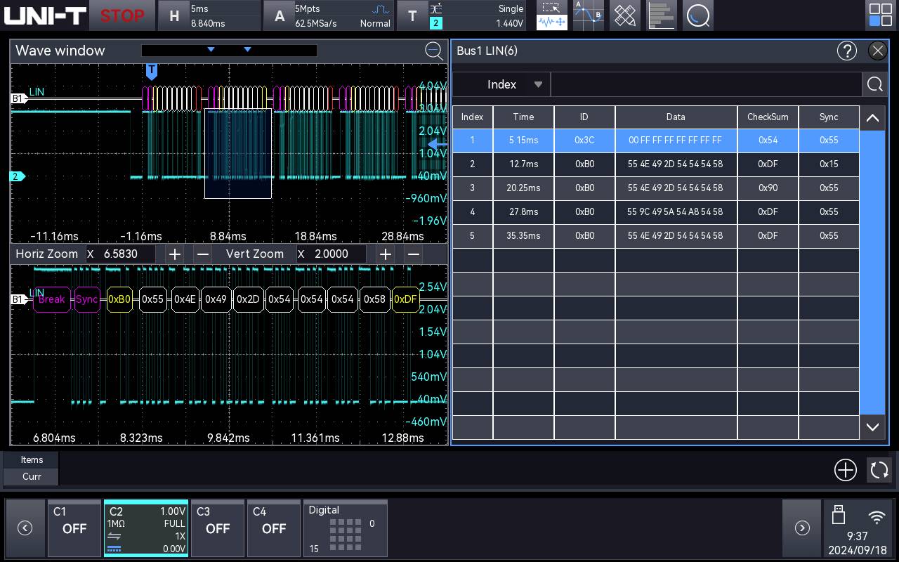 Uni-T MSO3000HD-LIN Software misurazione Upgrade
