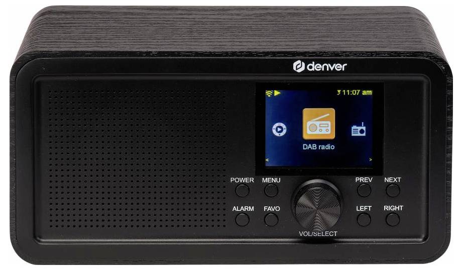 Denver DIR-200 111111000660 internetové stolný rádio, DAB+, FM, internetové, internetové rádio, UKW, Bluetooth, DAB+, Wi-0