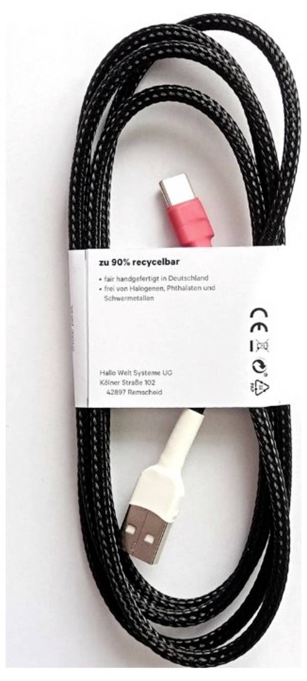 Volla USB kábel  USB-A zástrčka, USB-C ® zástrčka 1.5 m   4260738460323