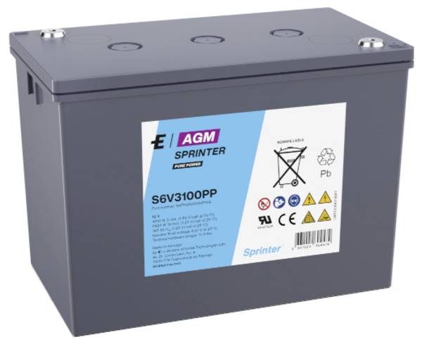 Exide S6V3100PP V0 olovený akumulátor olovený so skleneným rúnom 195 Ah 6 V 1 ks
