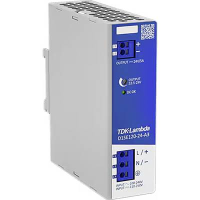 TDK-Lambda sieťový zdroj na montážnu lištu (DIN lištu), 120 W-0