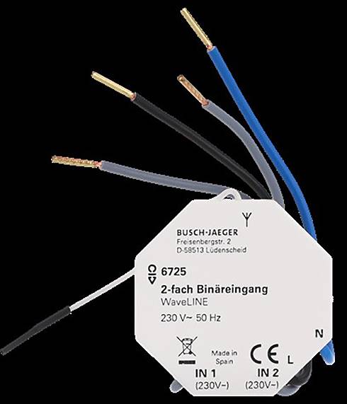 Busch-Jaeger 2CKA006720A0007 binárny vstup 6725-0