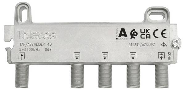 Televes AZS420FZ SAT odbočka štvornásobný 5 - 2400 MHz