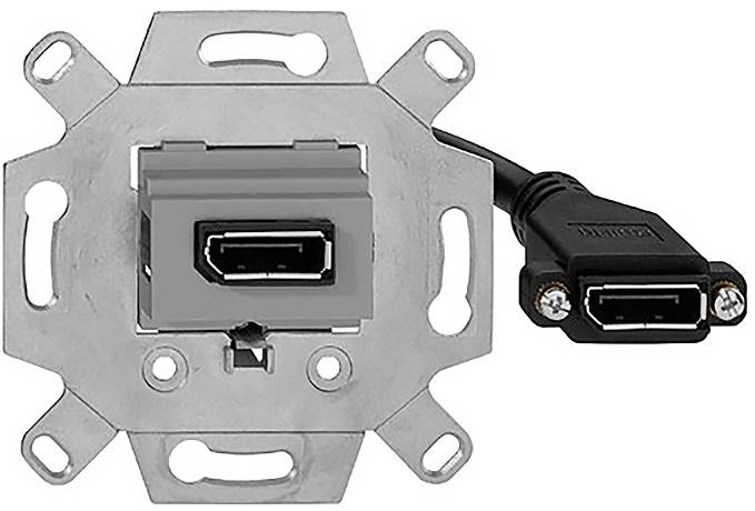 "Zásuvka DisplayPort v zásuvnej doske" vedľa "Kábla DisplayPort so základňou"