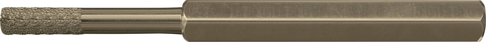 Kovový valcový nástroj s vrúbkovanou rukoväťou na jednom konci, pravdepodobne používaný na presné manuálne úpravy alebo utiahovanie v strojárstve.