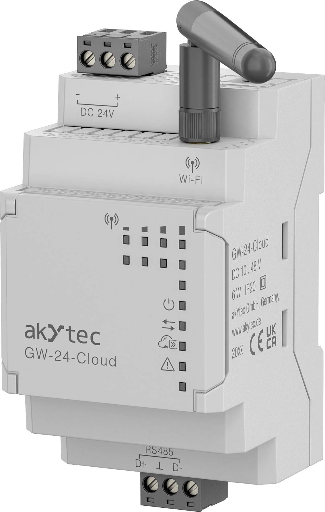 akYtec GW-24-Cloud 148565 Veiligheids-gateway 24 V/DC afbeelding