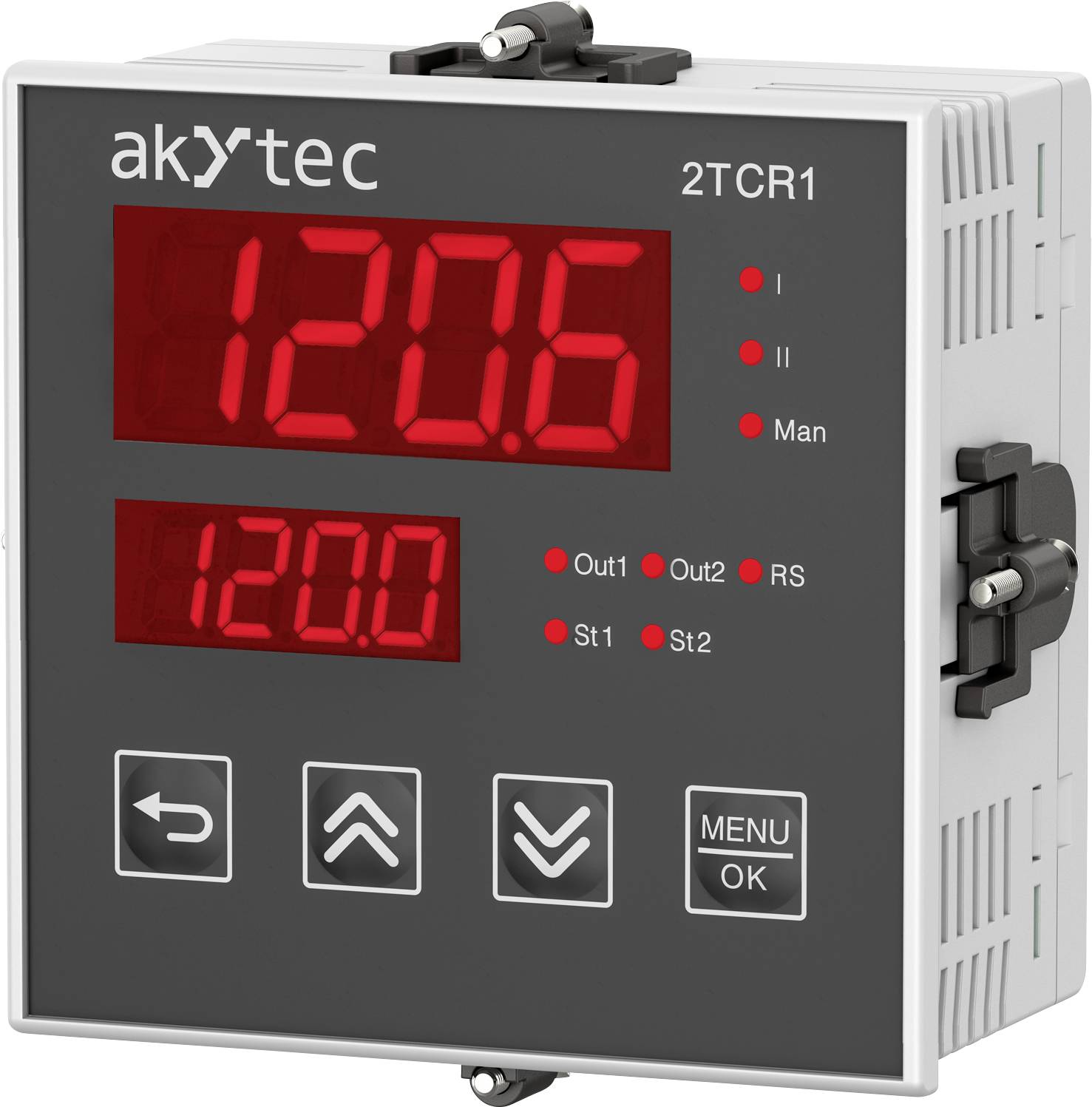 akYtec 2TCR1-P1.RR 151435 PLC-regelaarbouwgroep 24 V/DC, 230 V/AC afbeelding