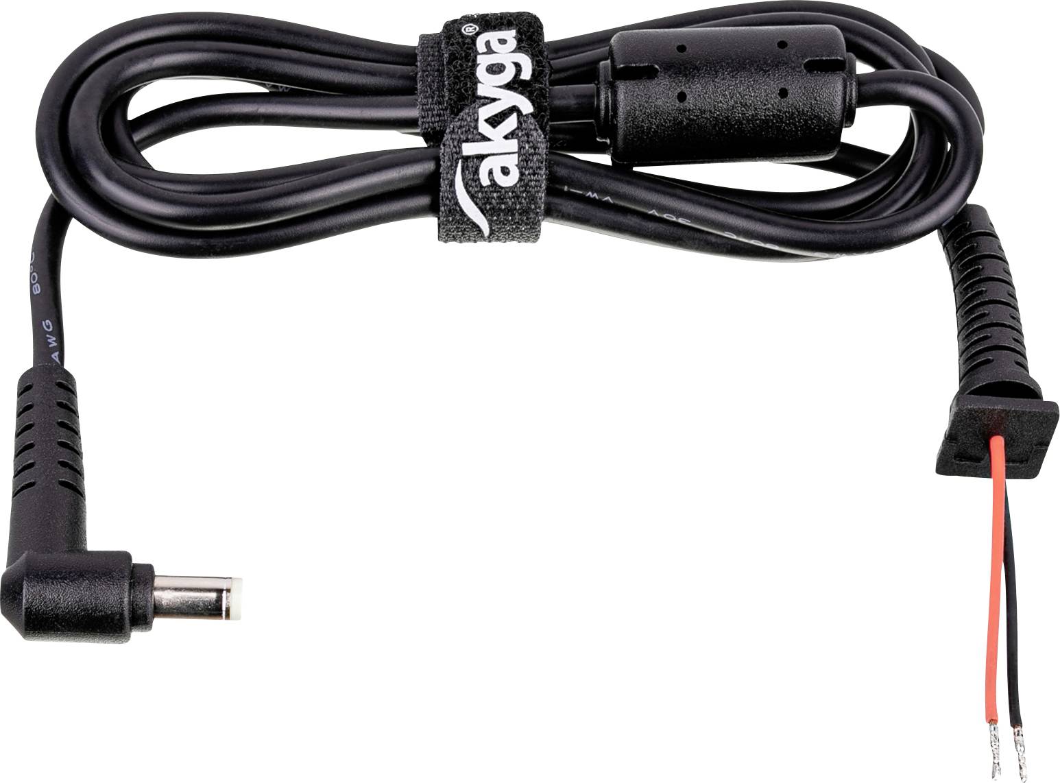 Akyga Laagspannings-adapterkabel DC laagspanningsstekker 5,5 x 1,7 mm - Open kabeleinde 1.2 m 1 stuk(s)