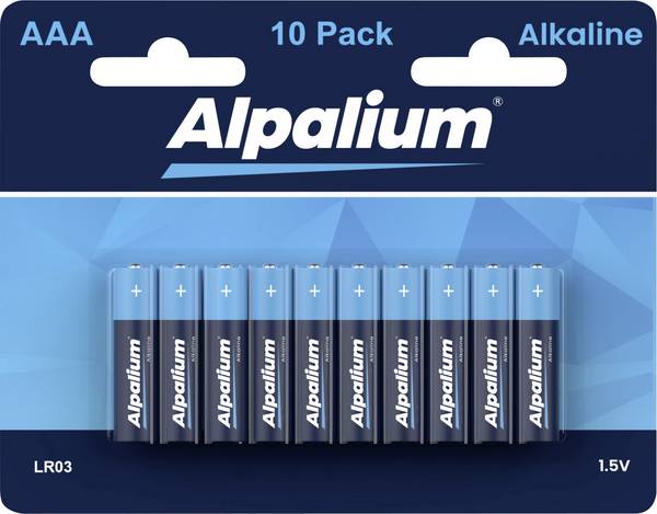 Alpalium  mikrotužková batérie typu AAA  alkalicko-mangánová  1.5 V 10 ks
