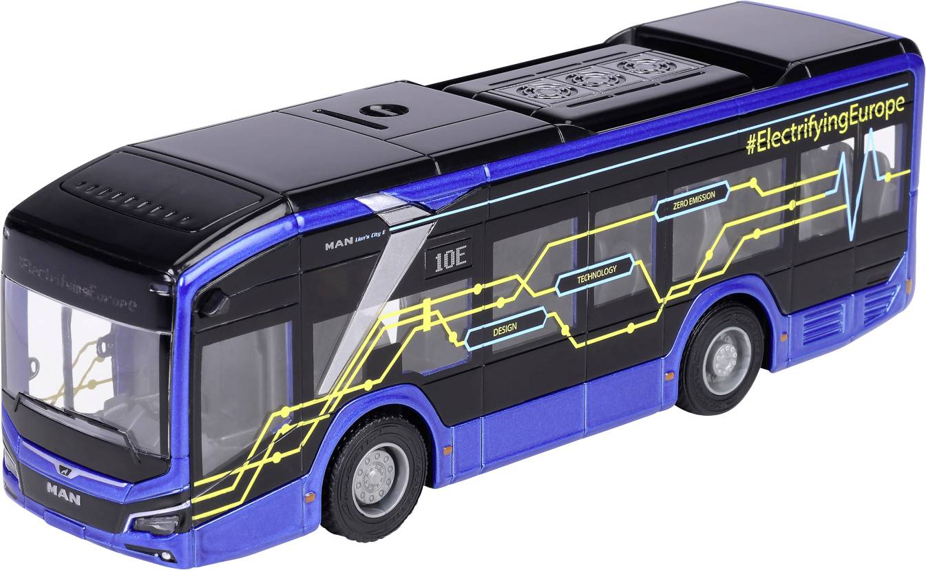 Majorette Man Lions City 10 E-bus Kant-en-klaar Model Bus (model)