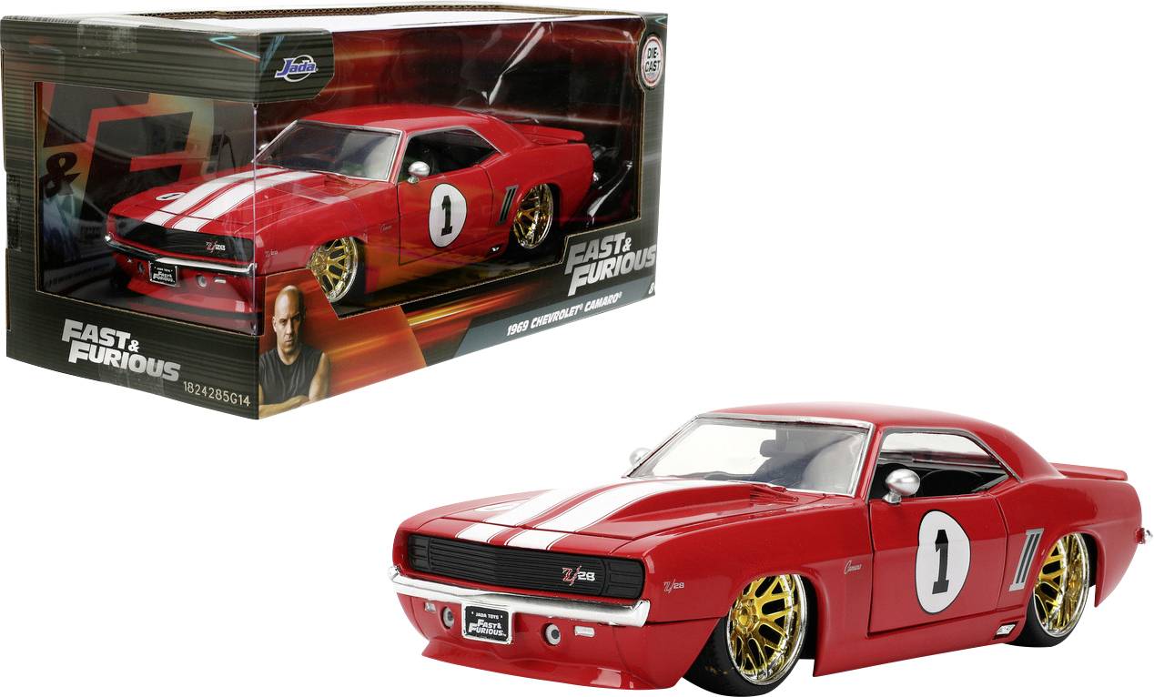 Jada Toys Chevrolet Fast&Furious 1969 Camaro Kant-en-klaar Model Personenauto (model)