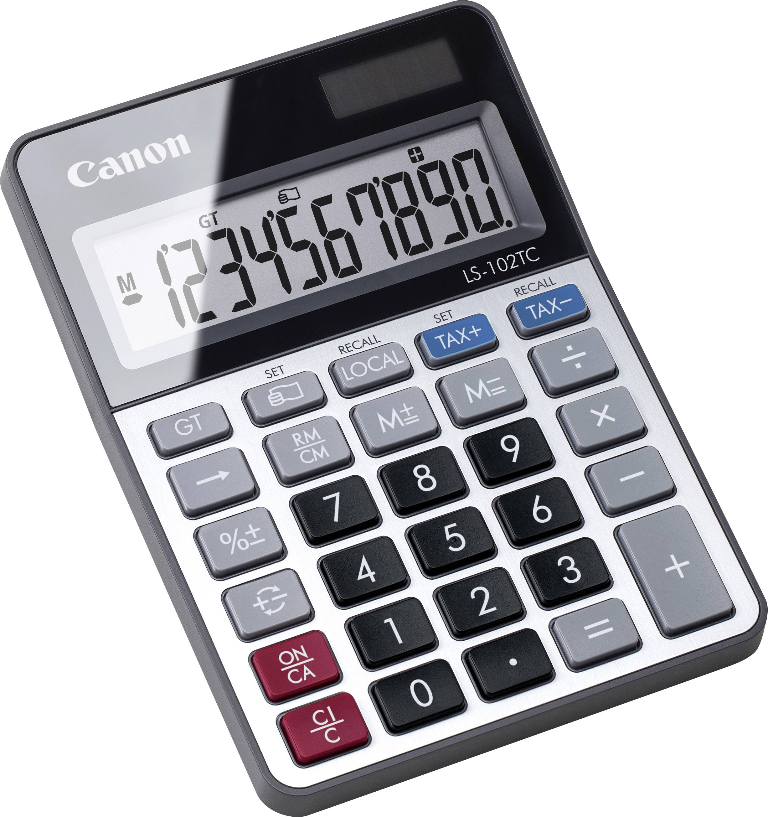 Canon Skrivebordskalkulator – 10-Sifret Lcd-Skjerm, Enkel Prosentberegning (Can11062, 1 Eske)