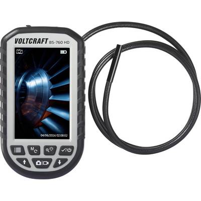 VOLTCRAFT BS-760 HD inšpekčná kamera s prenosným displejom a flexibilnou boroskopiou