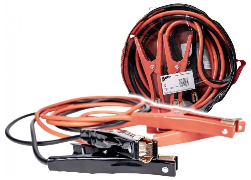 KAMAR Starthilfekabel 25mm² Länge 4 Meter 900A Cavi batteria per avviamento demergenza Lega di rame e alluminio 4 m