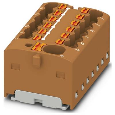 Phoenix Contact 1046964 blok rozvádzača pružinové pripojenie hnedá 20 ks Piece-0