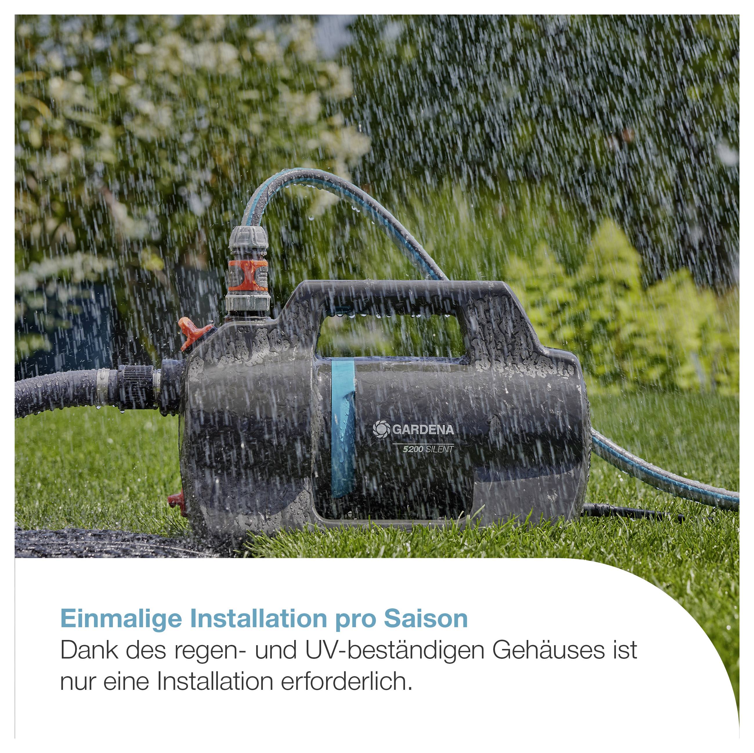 GARDENA Gartenpumpe 5200 Silent Set sada záhradného čerpadla 5.300 l/h-4