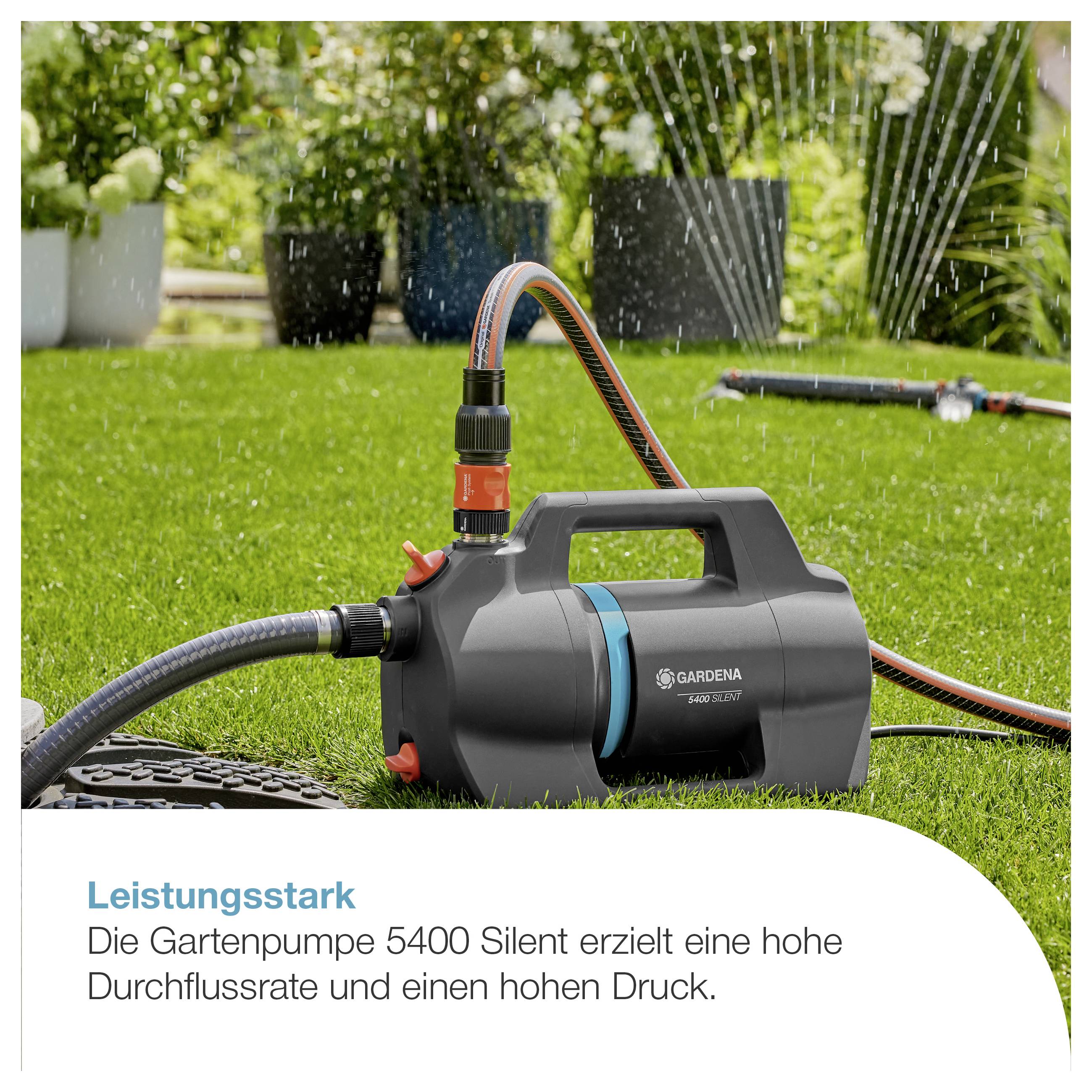 GARDENA Gartenpumpe 5400 Silent záhradné čerpadlo 5.400 l/h 43 m-1