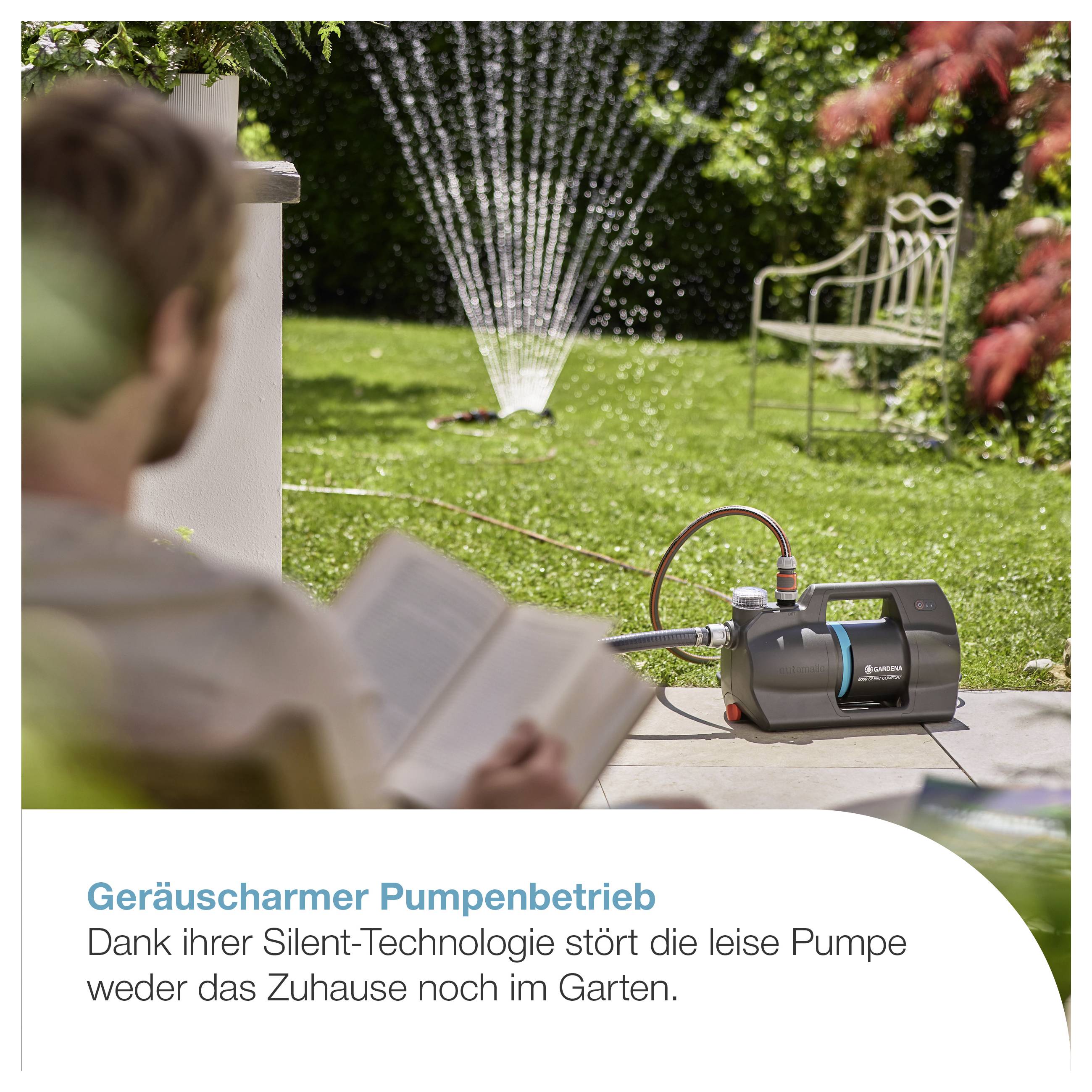 GARDENA Haus- & Gartenautomat 5000 SilentComfort domáci automat na vodu 5000 l/h-8