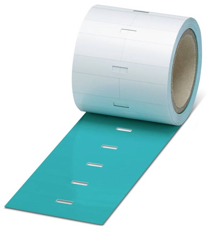 Phoenix Contact 1073887 EMT (31X12,5)R TQ Opschriftlabel Montagemethode: Inschuiven Markeringsvlak: 12.5 x 31 mm Turquoise Aantal markeringen: 500 1 stuk(s)