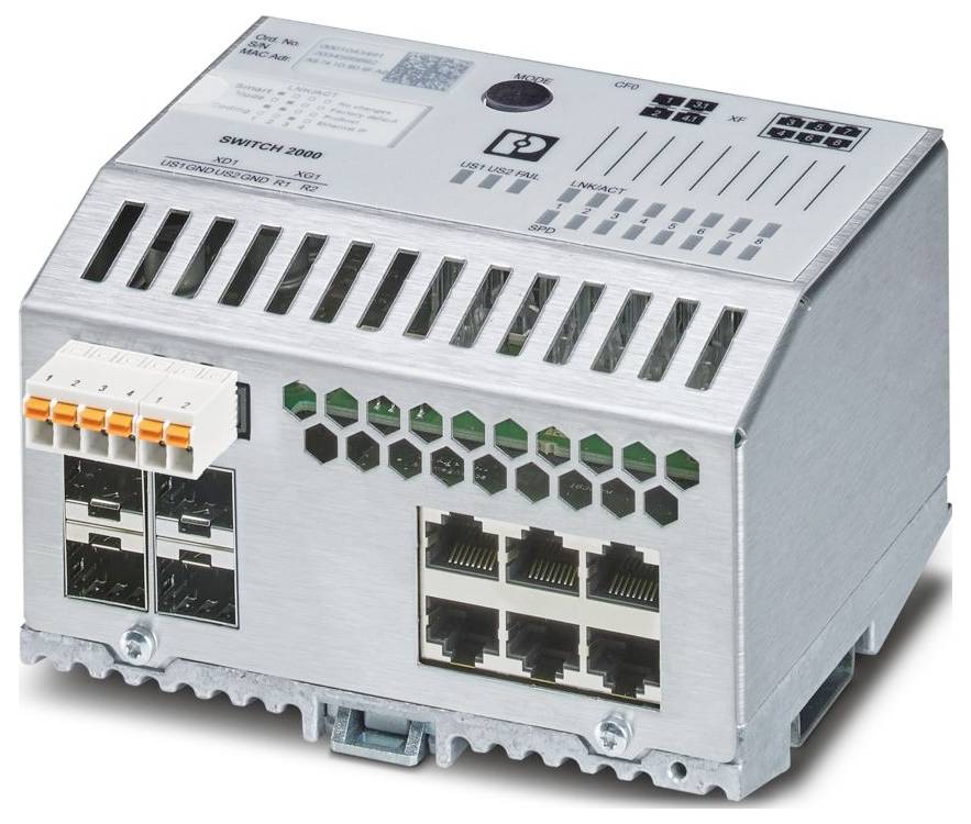 Phoenix Contact FL SWITCH 2504-2GC-2SFP priemyselný ethernetový switch 10 / 100 / 1000 MBit/s-0