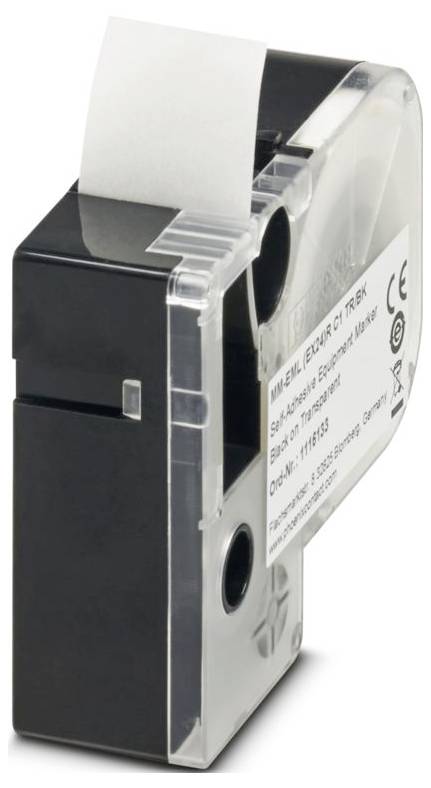 Phoenix Contact 1116133 MM-EML (EX24)R C1 TR/BK Etiket 22 x 8000 mm Aantal etiketten: 1