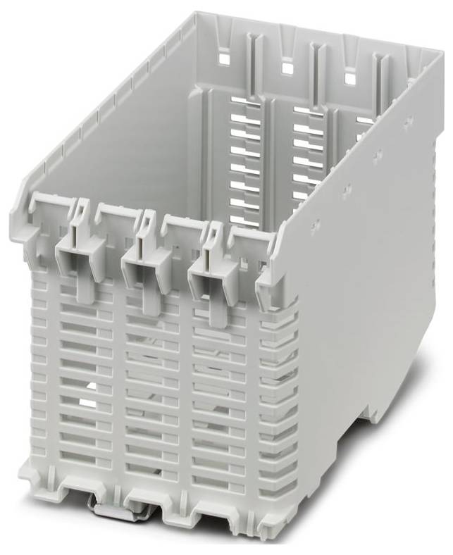 Phoenix Contact ME-IO 75,2 EB 10U TBUS 7035 1158981 Behuizing onderkant 75.87 x 120.6 x 82.85 Grijs-wit (RAL 7035) 10 stuk(s)