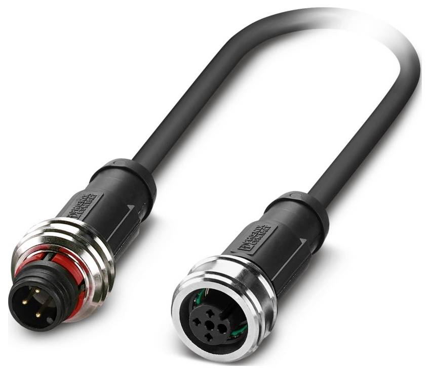 Phoenix Contact SAC-3P-P12MS/ 1,5-PUR/P12FS kábel pre senzor/aktor, 1223960, piny: 3, 1.5 m, 1 ks-0