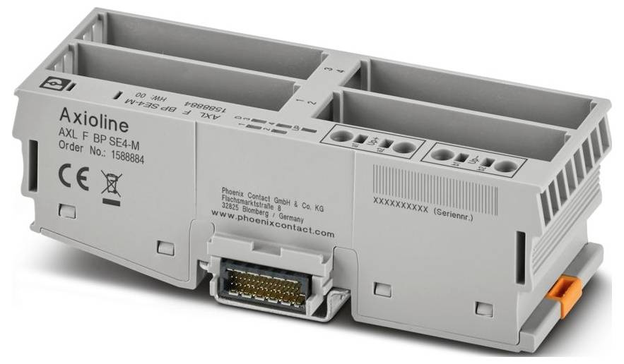 Phoenix Contact AXL F BP SE4-M 1588884 5 V/DC, 3.3 V/DC, 24 V/DC