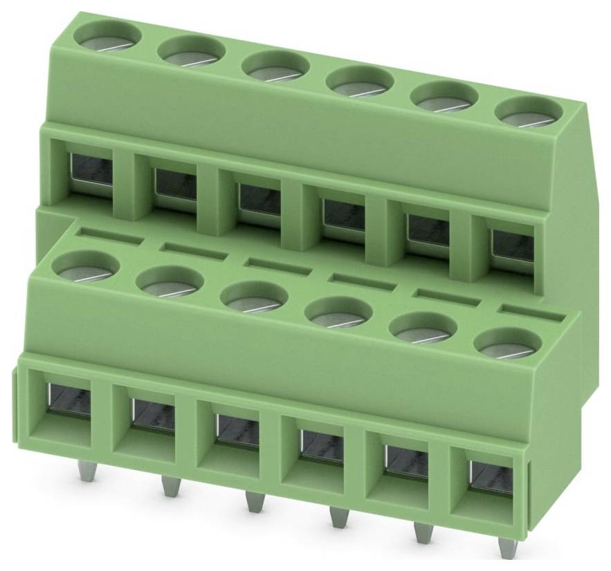 Phoenix Contact 1726134 Printplaatklem 1.5 mm&sup2; Aantal polen 12 Groen 50 stuk(s)