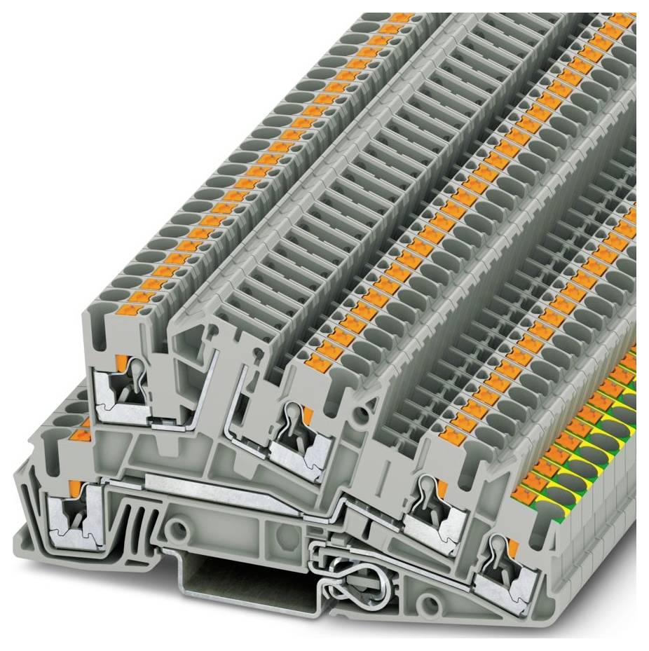 Phoenix Contact 3213960 Morsetto per conduttori di terra per installazione Grigio 50 pz.