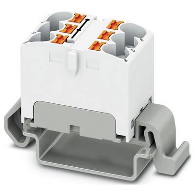 Zbernica elektrických konektorov s viacerými prípojnými bodmi a označenými slotmi, používaná na drôtovanie v elektrických obvodoch.