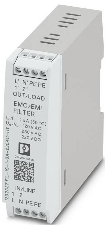 Phoenix Contact FIL-1S-1-3A-230AC-UT EMC filter 3 A 1 ks Piece