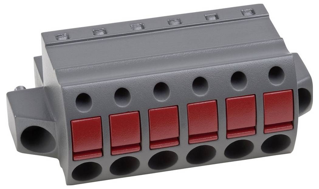 PTR Hartmann Konektor pre dosku plošných spojov Počet pólov 10 Raster (rozteč): 5.08 mm 54951102421D 1 ks Piece
