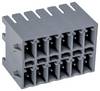 PTR Hartmann pinová lišta (štandardná) Počet pólov 12 Raster (rozteč): 3.5 mm 51541126001D 1 ks