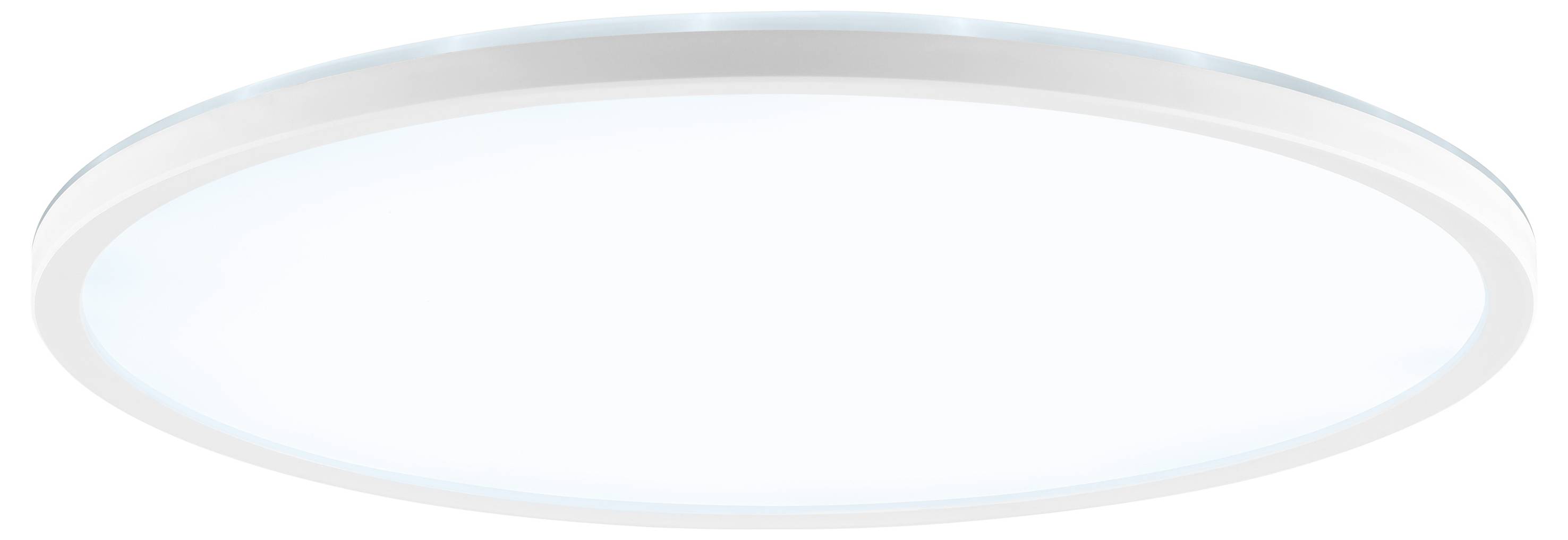 Okrúhle biele stropné LED svietidlo s elegantným, moderným dizajnom. Vhodné pre vnútorné osvetlenie, poskytuje rovnomerné, jasné osvetlenie.