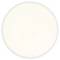 Krémovo-biely kruhový LED stropný svetelný bod s bielym rámom, jemne žiariaci, vhodný pre priestorové interiérové osvetlenie.
