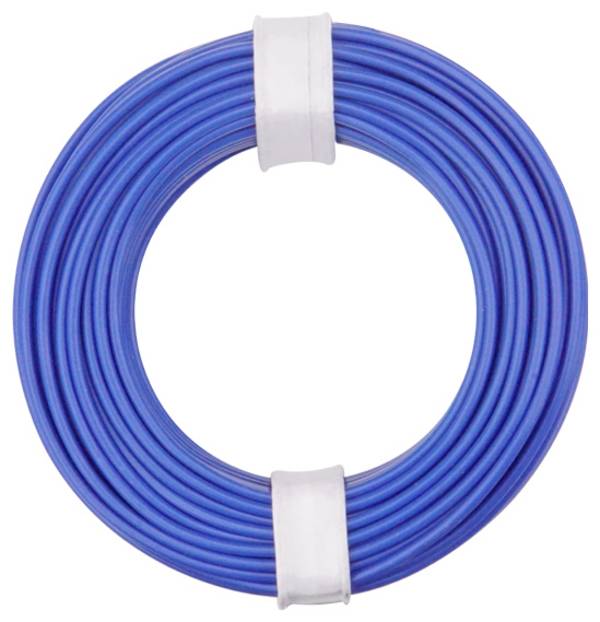 Donau Elektronik 175-012 opletenie / lanko LiY 1 x 0.75 mm² + 1 x 0.75 mm² modrá 1 ks