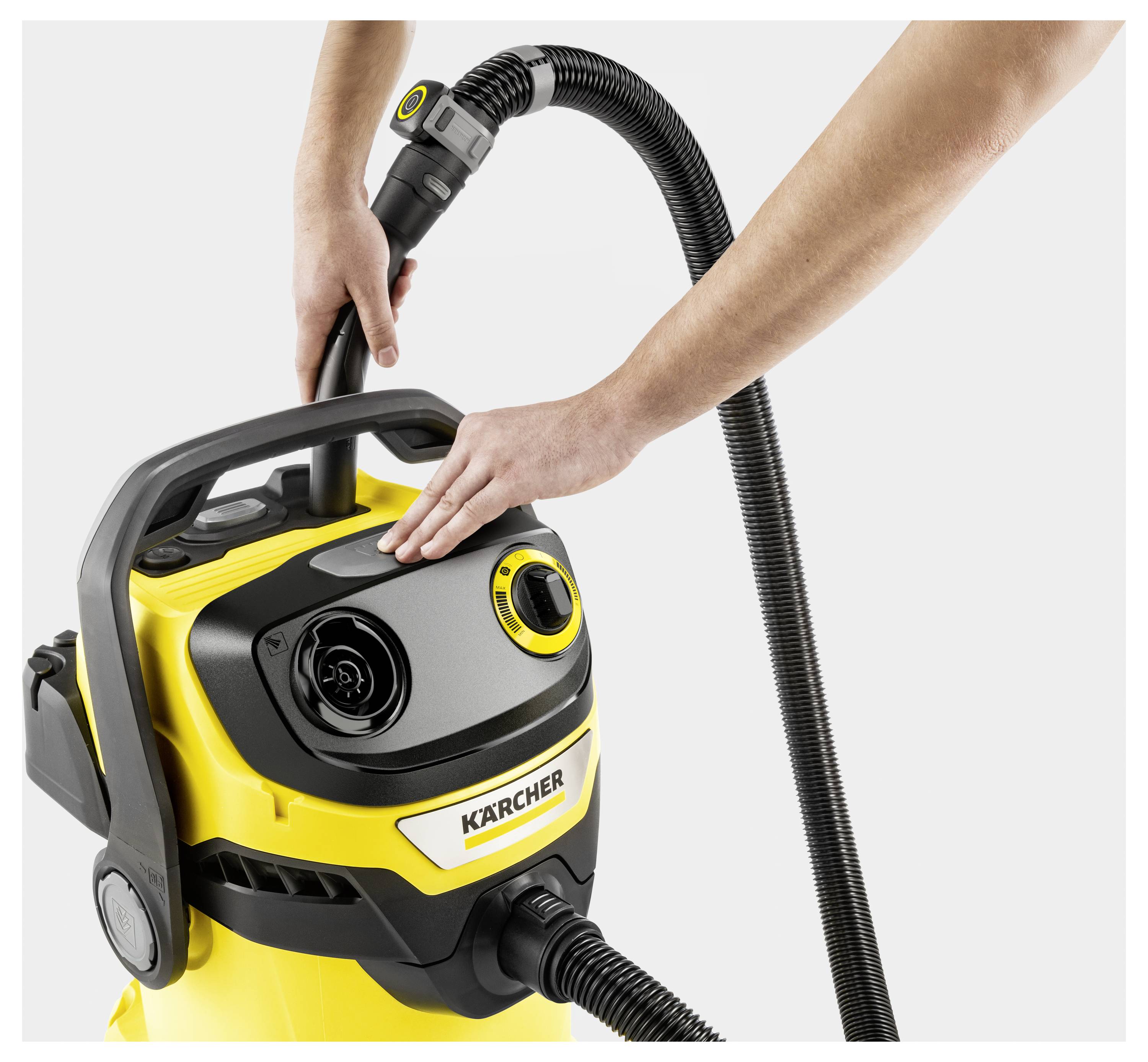 Kärcher Home & Garden WD 5 Control 25/5/22 1.628-316.0 mokrý / suchý vysávač 1200 W 25 l poloautomatické čistenie filtra-5