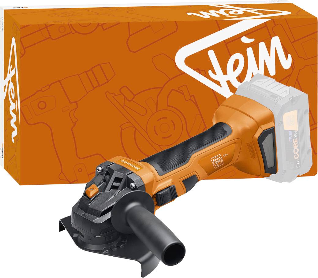 Fein CCG 18-125-7 AS 99100001550 Vinkelslip batteridriven 125 mm inkl. Tillbehör, exkl. batteri/laddare, Utan laddare 18 V