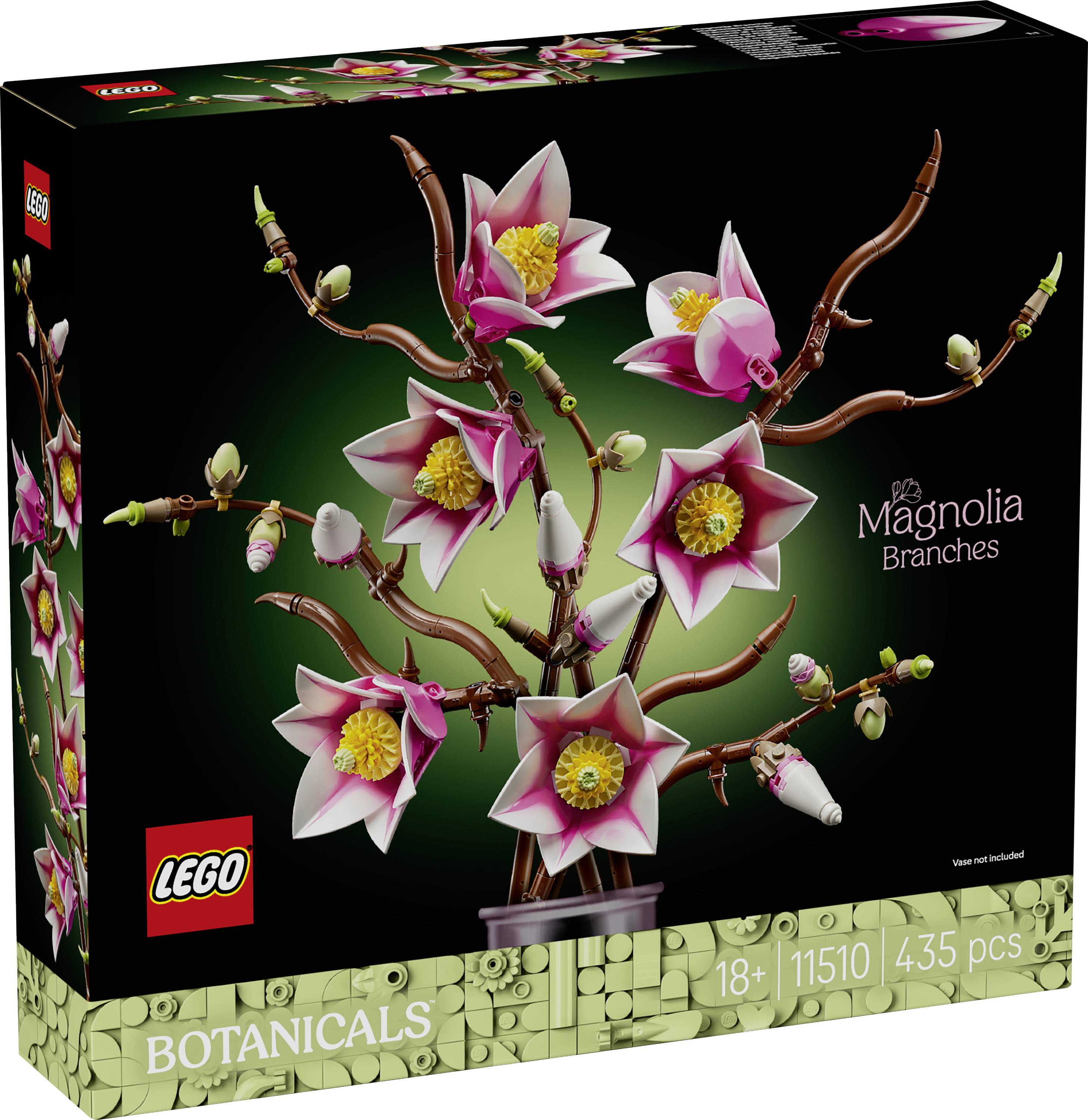 Lego Botanicals Magnolia Branches Flower Décor 11510, New 3