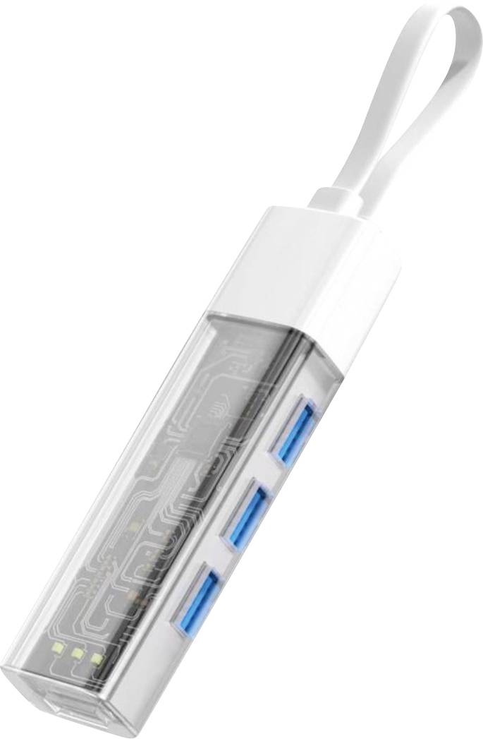 Roline 14.02.5062 14.02.5062 USB-hub 4 poorten USB 3.2 Gen1 5 GBit/s Wit