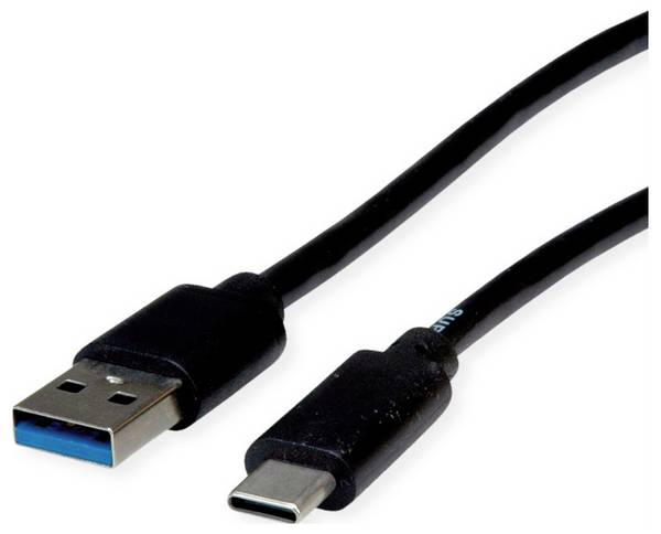 roline recycled material 11.45.9011 USB 3.0 USB kábel kábel  1 m čierna  1 ks