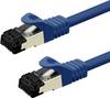 Value 21.99.1852 RJ45 sieťové káble, prepojovacie káble CAT 8.1 S/FTP 2 m modrá 1 ks