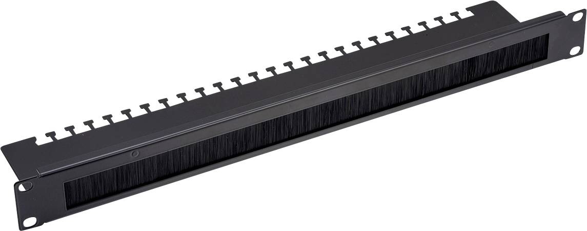 Value 26.99.0420 19 inch Kabelgeleiding voor patchkast 1 HE Geschikt voor kastdiepte: vanaf 300 mm Zwart