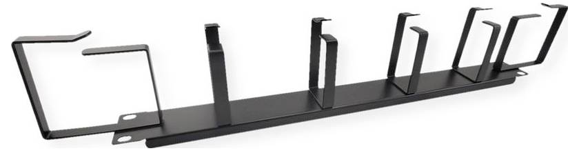 Value 26.99.0426 19 inch Kabelgeleiding voor patchkast 1 HE Zwart